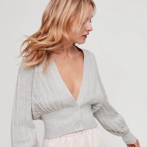Wilfred Plunge Front Cardigan